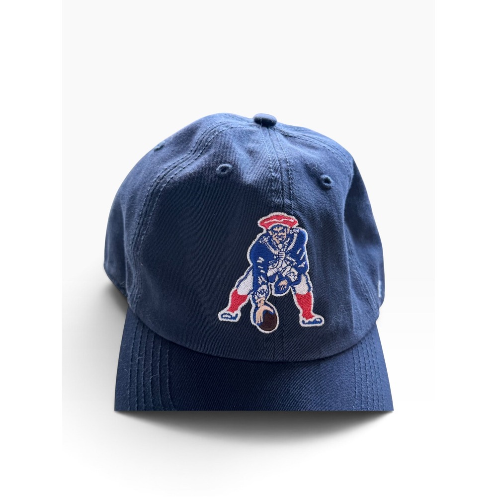 New England Patriots Hat Navy Blue Vintage Pat Patriot Large Adjustable Dad Cap